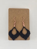 BLACK ELEGANT EARRINGS