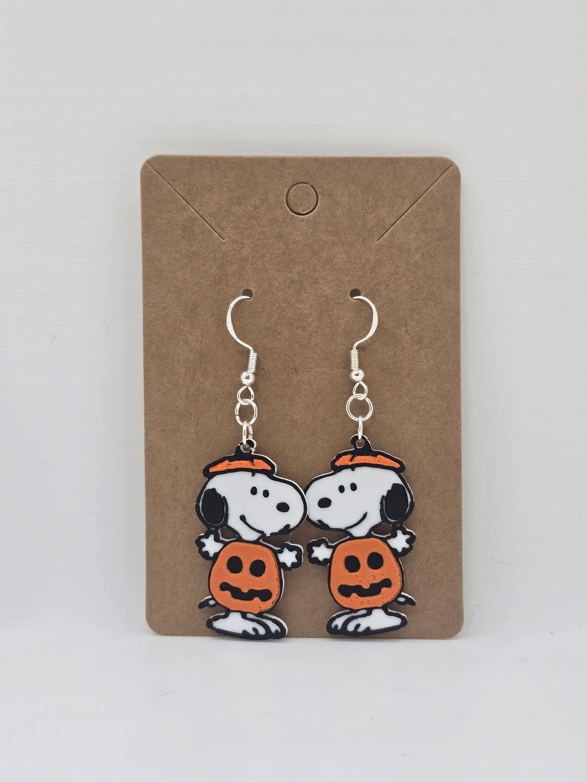 SNOOPY PUMPKIN EARRINGS