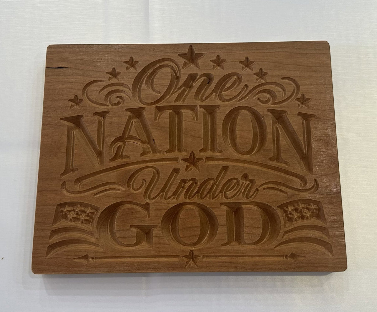 Patriotic Sign - One Nation Under God