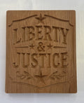 Patriot Sign - Liberty & Justice